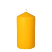 Sveča steber Ø 80 mm · 150 mm zlato rumena