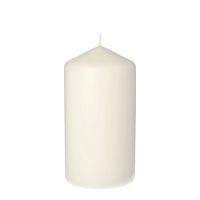 Sveča steber Ø 80 mm · 150 mm bela