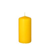 Sveča steber Ø 50 mm · 100 mm zlato rumena