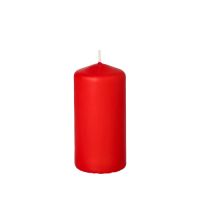 Sveča steber Ø 50 mm · 100 mm rdeča