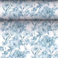 Tekač, kot blago, PV-Tissue Mix "ROYAL Collection" 24 m x 40 cm modra "Rose"