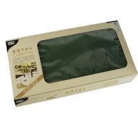 Namizni prti, tissue "ROYAL Collection" 80 cm x 80 cm temno zelena