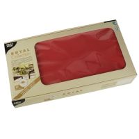 Namizni prti, tissue "ROYAL Collection" 80 cm x 80 cm rdeča