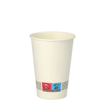 Papirnati lončki za avtomate "To Go" 0,18 l Ø 7 cm · 9,2 cm bela