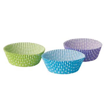 Modelčki za peko Ø 5 cm · 2,5 cm sortirane barve "Dots"