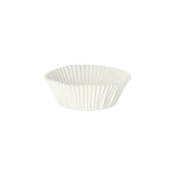 Modelčki za peko okroglo Ø 5 cm · 2,5 cm bela