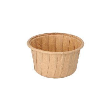 Modelčki za peko "pure" 105 ml Ø 7 cm · 4 cm rjava
