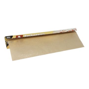 Papir za peko 8 m x 38 cm rjava v škatli