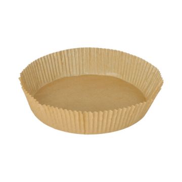 Papir za peko, listi Ø 21 cm · 5 cm rjava za cvrtnik