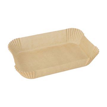 Papir za pečenje 22 cm x 14 cm x 4,5 cm rjava za cvrtnik