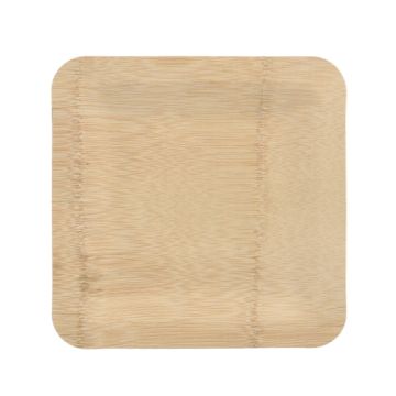 Krožniki, iz bambusa "pure" kvadratna 1,5 cm x 25,5 cm x 25,5 cm