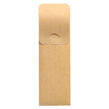 Vrečke za pribor 23,5 cm x 7,3 cm narava vklj. bela servieta 40 x 40 cm 2-slojna