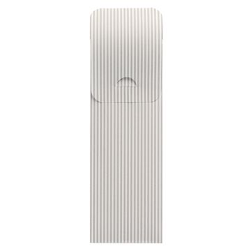 Vrečke za pribor 23,5 cm x 7,3 cm bela "Lines" vklj. bela servieta 40 x 40 cm 2-slojna