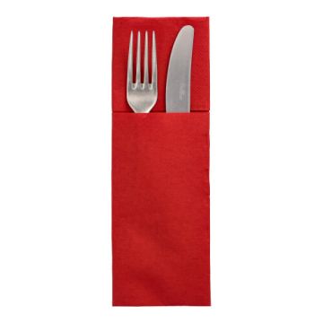 Serviete "DAILY Collection" 48 cm x 30 cm bordeaux z zarezo za pribor