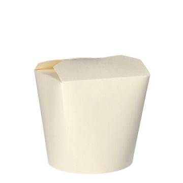 Škatle za testenine, karton 750 ml 10 cm x 10 cm x 8,5 cm bela