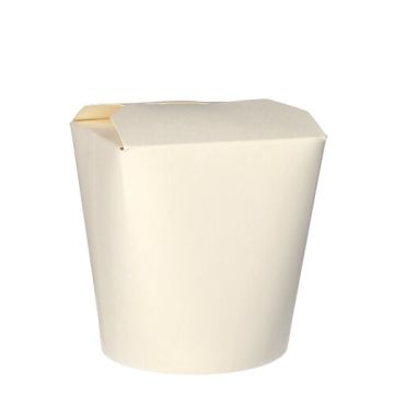 Škatle za testenine, karton 950 ml 11 cm x 10,5 cm x 9,3 cm bela