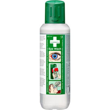 "Cederroth" Raztopina za izpiranje oči 500 ml Ø 6,5 cm · 23,5 cm "Izpiralo za oči"