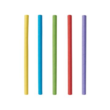 Cocktail slamice, papir Ø 7 mm · 15 cm sortirane barve
