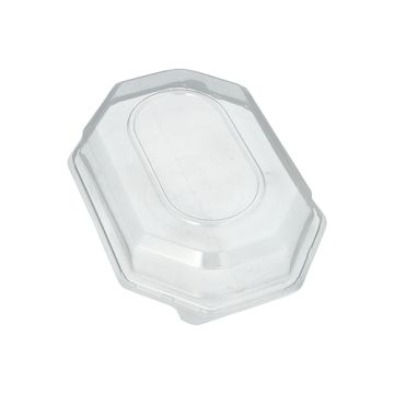 Pokrovov za servirne pladnje, PET 6 cm x 22 cm x 31 cm prozorna