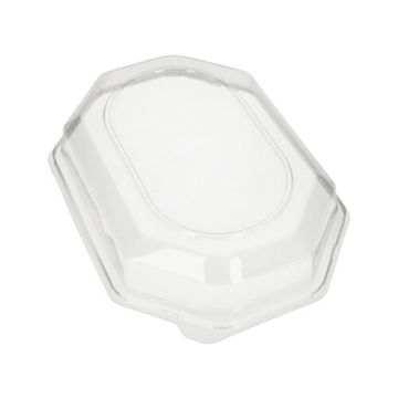 Pokrovov za servirne pladnje, PET 35 cm x 25 cm x 6,3 cm prozorna