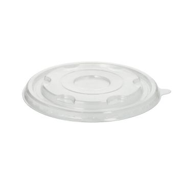 Pokrovi za sklede R-PET okroglo Ø 17 cm · 1,5 cm kristalno jasno