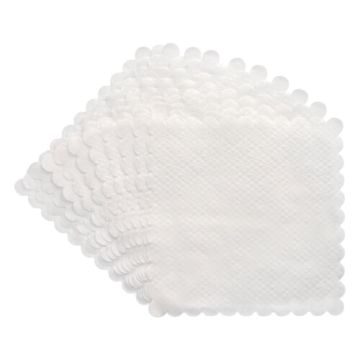Prtiček za desert 17 cm x 17 cm bela