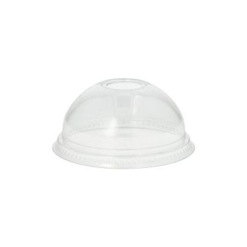 Pokrov "Hurricane", PET okroglo Ø 9,5 cm · 4,5 cm kristalno jasno z luknjo