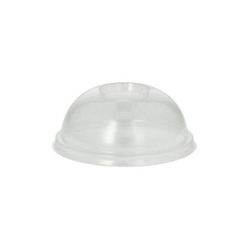 Pokrov kupola, PLA "pure" okroglo Ø 9,5 cm · 4,5 cm kristalno jasno z luknjo