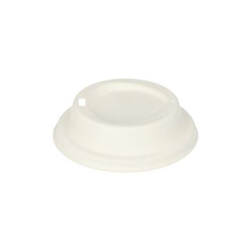 Pokrovi iz sladkornega trsa "pure" okroglo Ø 9 cm · 2,5 cm bela