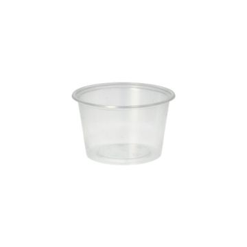 Skodele za dressing, PP okroglo 100 ml Ø 7,1 cm · 4,3 cm prozorna