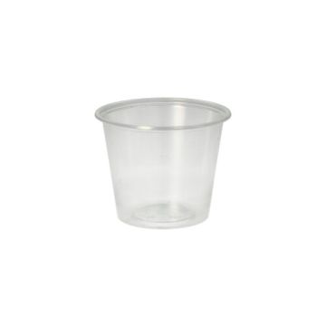 Skodele za dressing, PP okroglo 125 ml Ø 7,1 cm · 5,7 cm prozorna