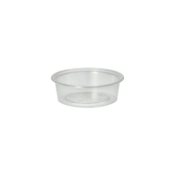 Skodele za dressing, PP okroglo 50 ml Ø 7,1 cm · 2,4 cm prozorna
