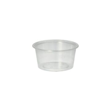 Skodele za dressing, PP okroglo 80 ml Ø 7,1 cm · 3,5 cm prozorna