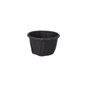 Skodele za dressing, papir 10 ml Ø 3,5 cm · 2,2 cm črna