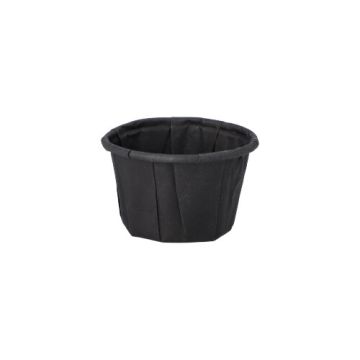Skodele za dressing, papir 25 ml Ø 4,4 cm · 2,8 cm črna