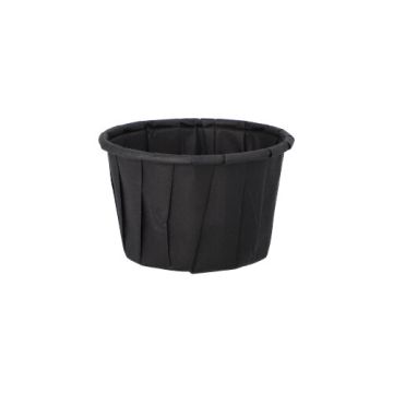 Skodele za dressing, papir 35 ml Ø 5 cm · 3,1 cm črna
