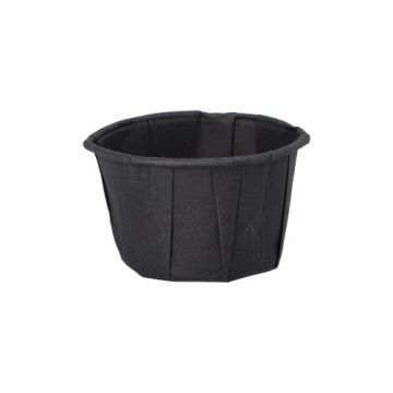 Skodele za dressing, papir 50 ml Ø 5,8 cm · 3,5 cm črna