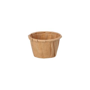 Skodele za dressing, papir "pure" 10 ml Ø 3,5 cm · 2,2 cm rjava