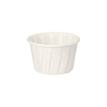 Skodele za dressing, papir "pure" 35 ml Ø 5 cm · 3,1 cm bela