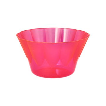 Posodice za sladoled in desert, PS okroglo 400 ml Ø 12 cm · 7 cm roza