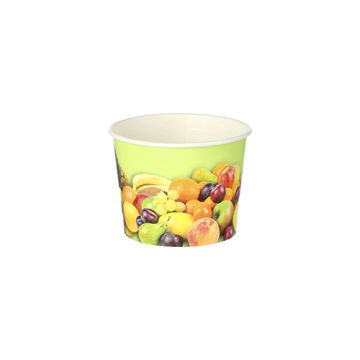 Lončki za sladoled okroglo 100 ml Ø 7 cm · 5,3 cm "Fruits"