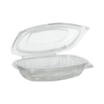 Delikatesne in solatne sklede s pokrovom, PLA "pure" 250 ml 3,1 cm x 16,1 cm x 13,2 cm