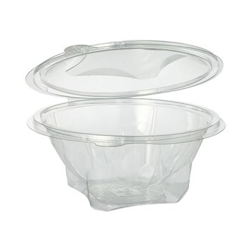 Delikatesne in solatne sklede s pokrovom, R-PET okroglo 750 ml Ø 17,4 cm · 7,3 cm kristalno jasno