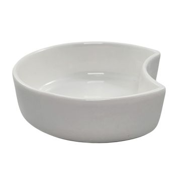 Schale Porcelan polmesec 200 ml Ø 12 cm · 3,5 cm bela "Ano"