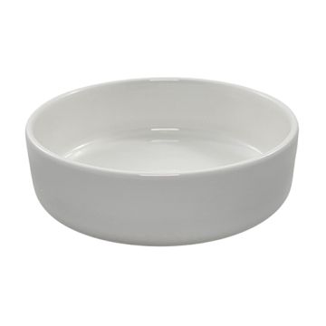 Schale Porcelan okroglo 285 ml Ø 12 cm · 3,5 cm bela "Ano"