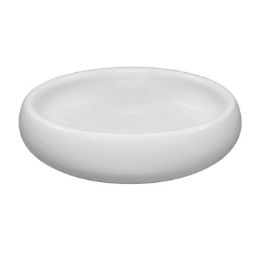 Schale Porcelan okroglo 80 ml Ø 9,5 cm · 2,7 cm bela "Galba"