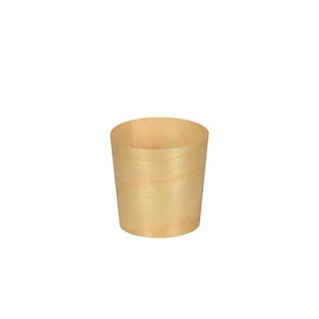 Fingerfood - skodele, lesene "pure" okroglo Ø 4,5 cm · 4,5 cm