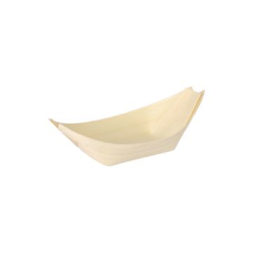 Fingerfood - skodele, lesene "pure" 11 cm x 6,5 cm "Ladjica"