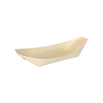 Fingerfood - skodele, lesene "pure" 16,5 cm x 8,5 cm "Ladjica"