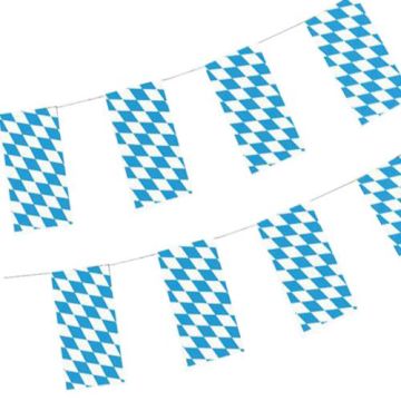 Veriga iz zastavic, papir 10 m "Bavaria" negorljivo